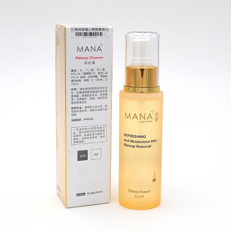 玛娜 妆必净 100ml 卸除彩妆及污垢，疏通毛孔、洁净通透