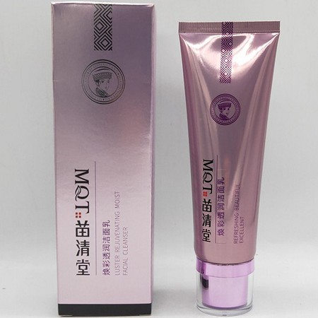 苗清堂 焕彩透润洁面乳100g 深层清洁,去油垢,补充水分营养,白皙细嫩,富有光泽