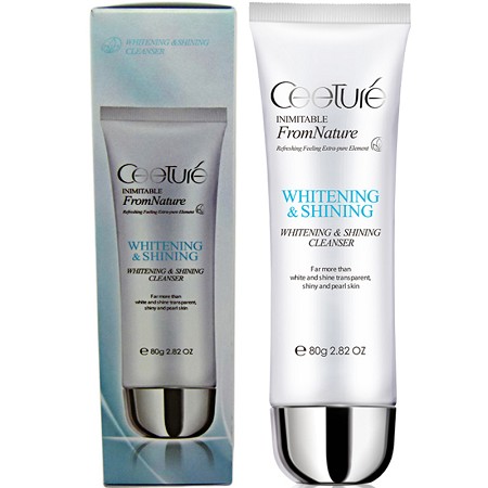 皙泉 臻采焕白洁肤乳80g 温和清洁污垢及多余油脂、提亮肤色、改善暗黄、平衡水油