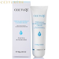 皙泉 7倍水海萃盈透洁颜霜80g 弱酸性丰富泡沫、清洁污垢、控油去痘、盈润舒缓、零刺激