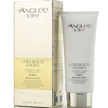 安婕妤 臻美金纯洁面乳120ml 清透洁净、紧致弹性、温和保湿