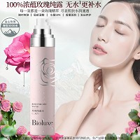 BIOLUXE玫瑰纯露水120ml 浓蕴玫瑰纯露、无水更补水、一瓶多用、随身携带、随身爽肤润肤