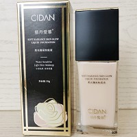 慈丹 柔光臻采粉底液35g 不干不油,粉质细腻好推开,轻薄贴服,隐匿瑕疵,自然裸妆感
