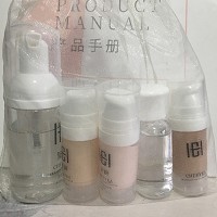 玺妍 体验套装 5件套(洁面泡沫40ml+鱼子水30ml+弹弹乳10ml+隔护霜象牙白10ml+隔护霜自然色10ml)