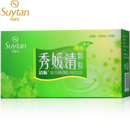 秀媛堂 秀媛清固体饮料4g*30包 适用******、腹胀、口臭体臭、肥胖者
