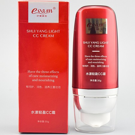 伊尔娜美 水漾轻盈CC霜30g 隔离修颜,润色滋养,修饰黯哑肤色,不易脱妆,润泽明媚