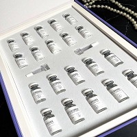 秀媛丽 纤连蛋白靓颜冻干粉套 10组 改善敏弱脆弱、红血丝、角质层薄及受损的肌肤