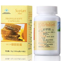 秀媛堂 蜂胶软胶囊550mg*90粒 抗氧、调节免疫