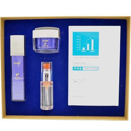 肌肤医生 瓷肌净颜组合4件套(虾青素精华30ml+瓷肌精华30ml+瓷肌精华霜30g+传明酸面膜5片)