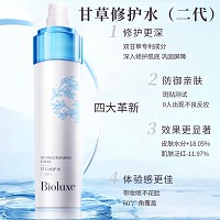 BIOLUXE甘草修护水120ml 清爽配方不油腻、密集补水、修复敏弱肌肤、平衡油脂、冰爽水嫩