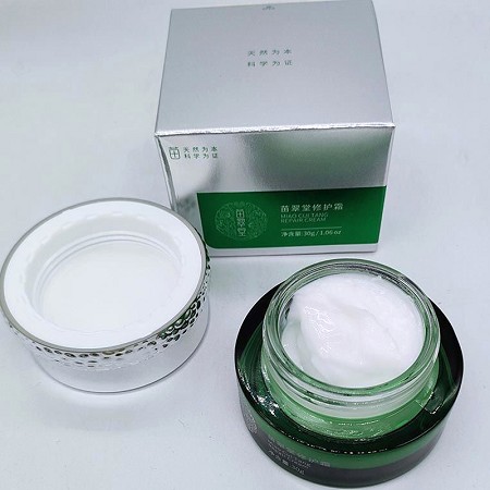 苗翠堂 修护霜30g(皮脂膜修护霜)修复敏肌、减淡泛红、滋润焕靓、柔嫩光泽