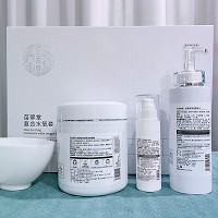 苗翠堂 植萃复合水氧3件套 (肌底液30ml+柔肤水400ml+软膜粉500g)补水保湿,滋润饱满,柔滑剔透